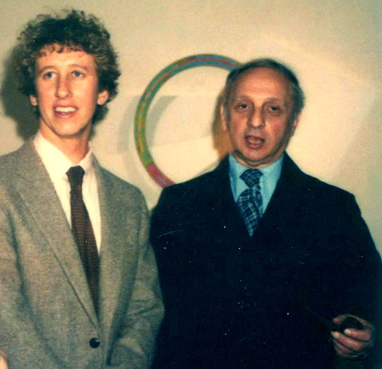 jack Reilly with Aaron Berman, New York, 1981