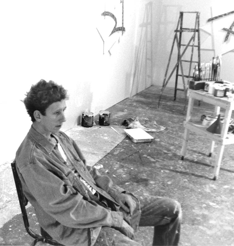 Jack Reilly in the studio, 1991