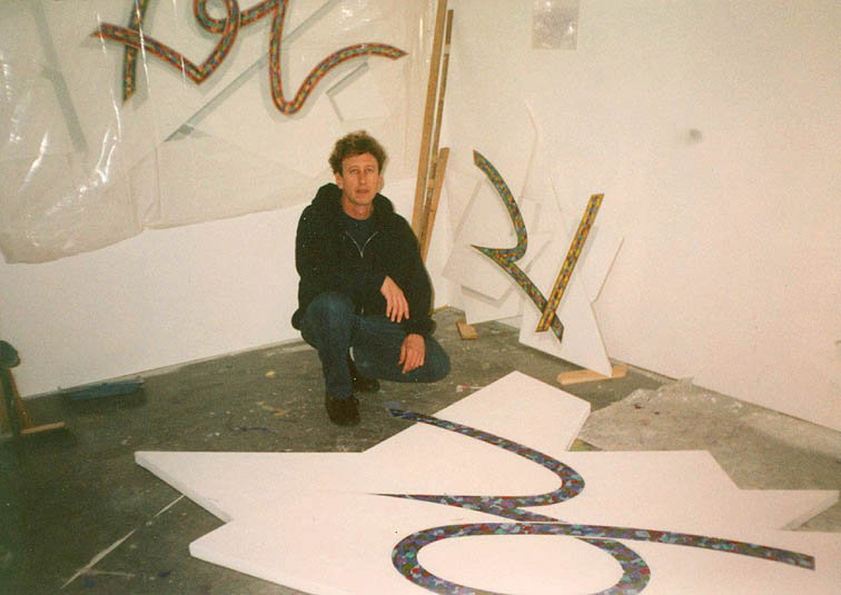 Jack Reilly in the studio, 1992